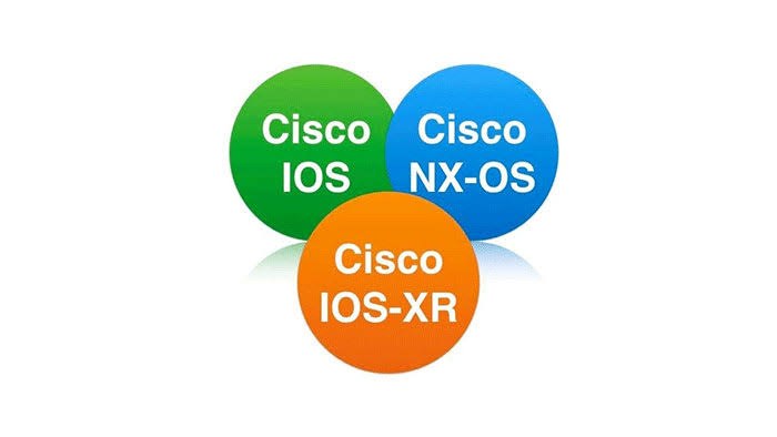 نمودار خانواده Cisco IOS و NX-OS و IOS-XR