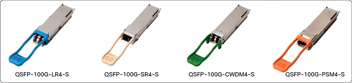 خانواده ماژول QSFP28 صد گیگ سیسکو